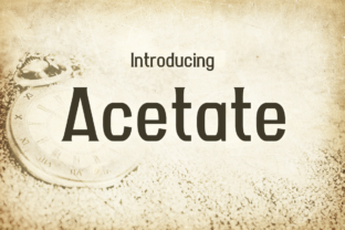 Acetate: A Simple Yet Striking Typeface for Modern Branding