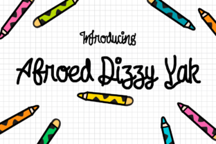 Afroed Dizzy Yak: The Playful Typeface for Bold Branding
