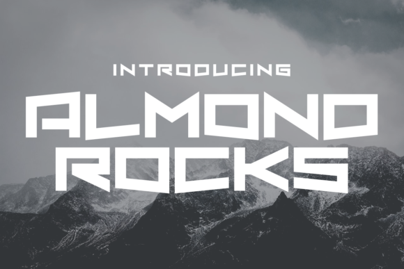 Almond Rocks: A Beautiful Typeface for Editorial Design
