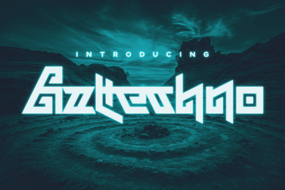 Aztechno: The Unique Display Typeface for High-Impact Campaigns