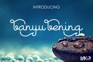 Banyu Bening: The Handcrafted Cursive Typeface for Bold Campaigns