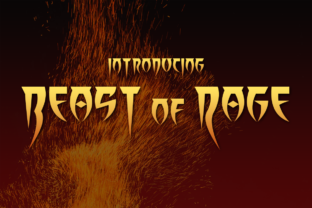 Beast of Rage Typeface for Bold Editorial Design