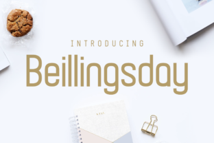 Beillingsday: The Simple Yet Striking Typeface for Modern Editorial Design