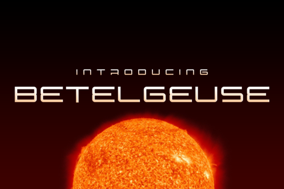 Betelgeuse: The Elegant Display Font for Handmade Creators