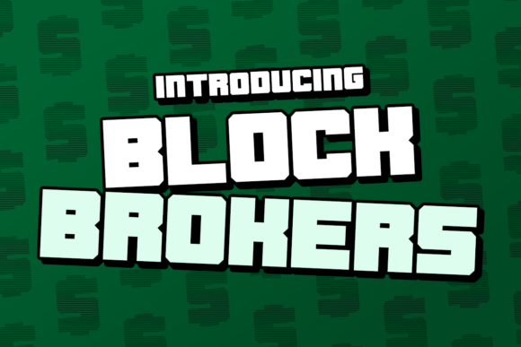 Blockbroker: The Striking Typeface for Bold Branding