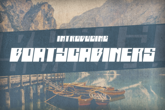 Boatycabiners: The Bold Display Font for Standout Designs