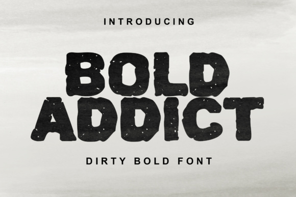Bold Addict: A Strong Handmade Typeface for Editorial Design