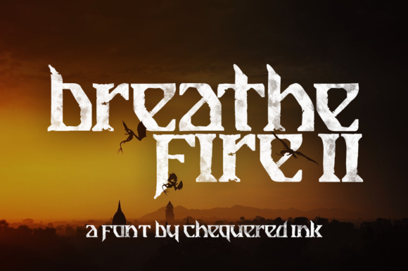 Breathe Fire II: A Premium Display Font for Bold Branding
