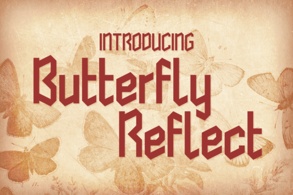 Butterfly Reflect: The Premium Display Font for Scroll-Stopping Campaigns