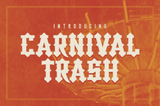 Carnival Trash: A Playful Typeface for Creative Makers