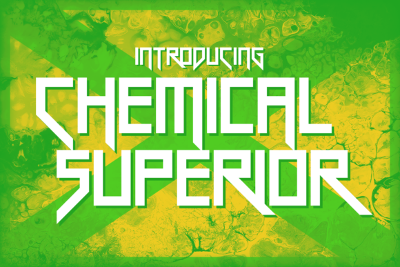 Chemical Superior: A Unique Typeface for Modern Editorial Design