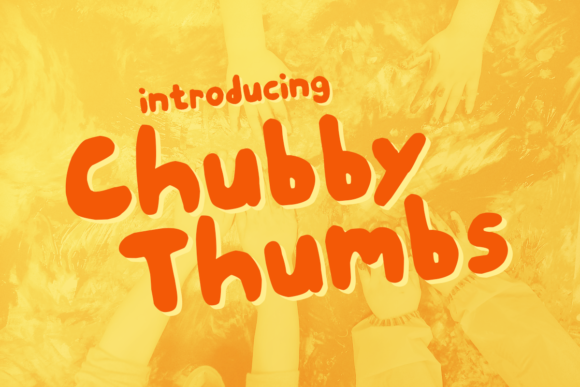 Chunky Thumbs: A Bold Display Font for Creative Projects