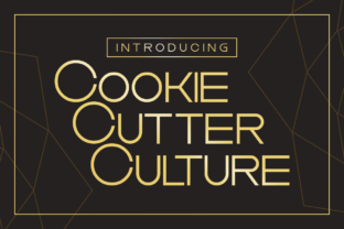 Cook Cutter Typeface for Handmade Product Labels