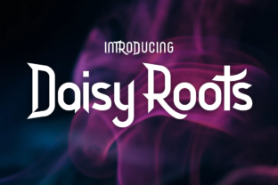 Daisy Roots: The Playful Display Typeface for Handmade Brands