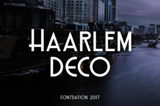 Haarlem Deco: The Premium Display Typeface for Editorial Design