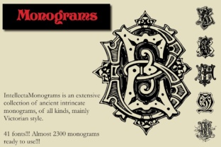 Intellecta Monograms Collection: A Premium Display Font for Ornate Branding