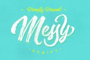 Messy Script: The Perfect Hand-Painted Typeface for Makers