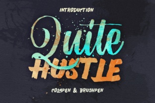 Quite Hustle: A Striking Typeface for Modern Editorial Design