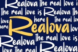 Realova: The Bold Display Typeface for Scroll-Stopping Designs