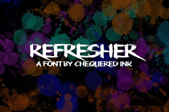 Refresher: The Display Font for High-Energy Campaigns