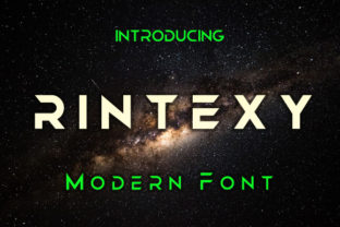 Rintexy: The Modern Geometric Typeface for Editorial Design