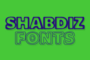 Shabdiz: The Heavy Hollow Display Font for Bold Campaigns