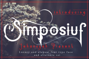 Simposiuf: A Unique Display Typeface for Striking Editorial Design
