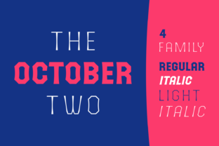 The October Two: A Display Font for Modern Campaigns