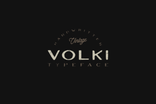 Volki: The Vintage Handwritten Display Font You Need