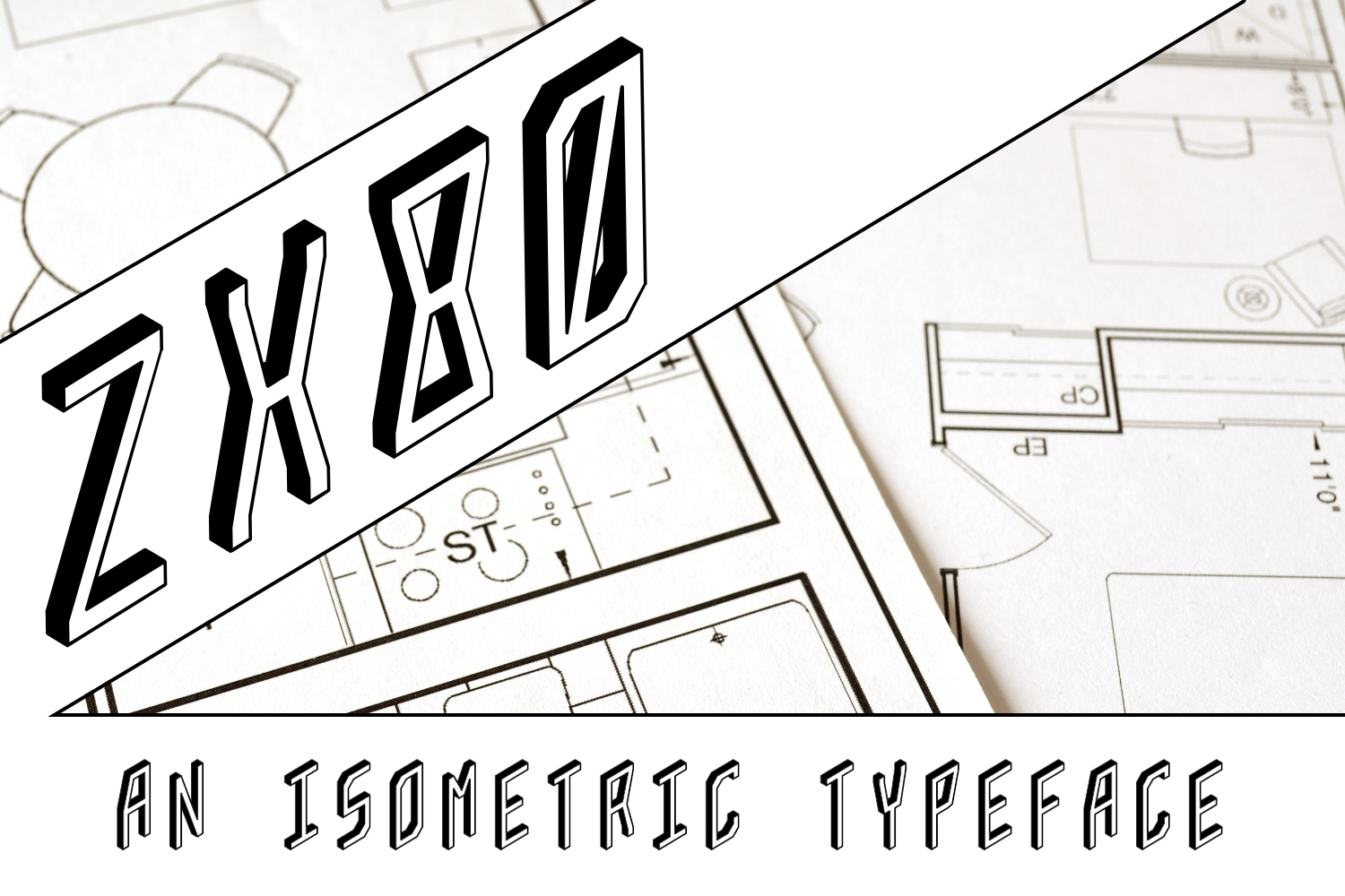 ZX80: The Premium Display Font for 2.5D Web Design